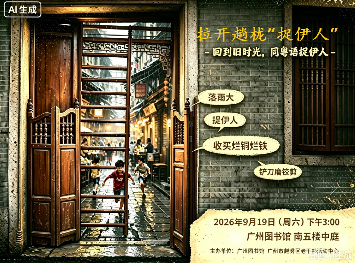 拉开趟栊“捉伊人”——回到旧时光，同粤语捉伊人
